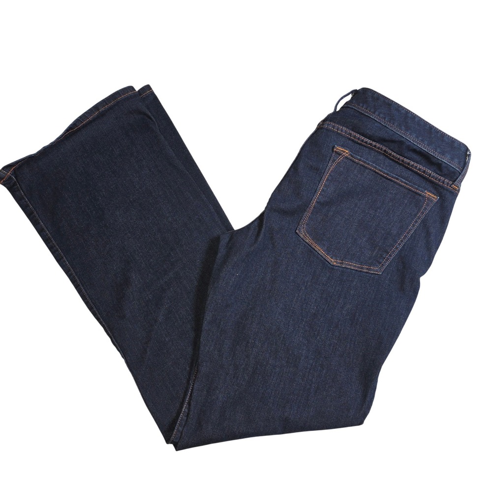 Banana Republic Womens Dark Wash Bootcut Denim Jeans Indigo Blue Stretch Size 10